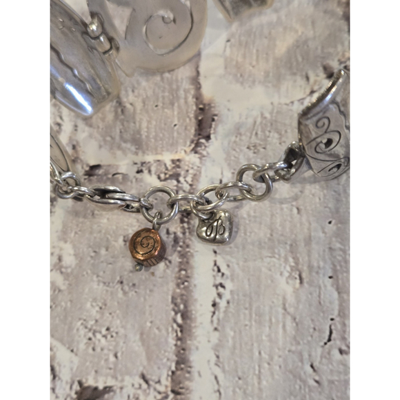 Brighton Pablo’s Passion Silver Filagree Bracelet, Adjustable, GUC - J1 - Picture 4 of 7